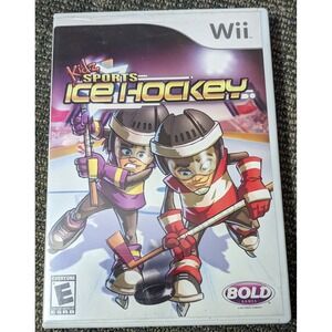 Nintendo Wii Kidz Sports Ice Hockey Video Game,‎ Case, Booklet Rated E